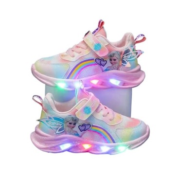 buty sportowe Elsa LED świecące Dziecięce R.22-37