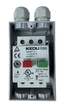 Термовыключатель RB6 в корпусе IP54 2,5-4А