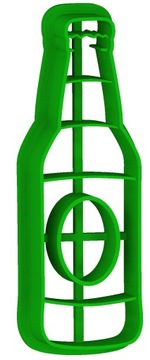Foremka wykrawacz stempel do ciastek butelka 8cm