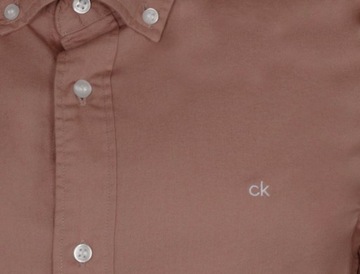 CALVIN KLEIN koszula męska brudny róż S