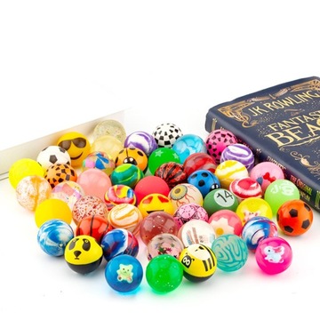 PIŁECZKA PIŁKA KULKA KAUCZUKOWA SKACZĄCA ANTYSTRESOWA MIX KOLORÓW 25mm