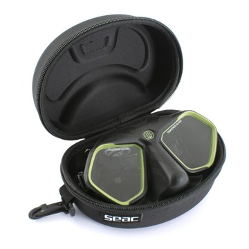 SEAC RAPTOR зеленая маска малого объема для подводной охоты и фридайвинга