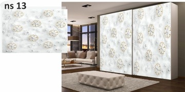 Дверная наклейка гардеробной мебель шпон до размера