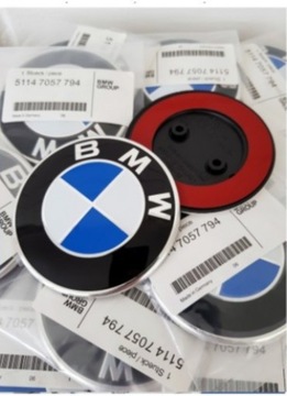 LOGO ZNAK ZNAKY BMW 82MM 2 PIN 51147057794 MINI CHYBA