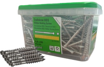 Wkręt tarasowy Essve HDS 4,8 x 60 mm 250 sztuk