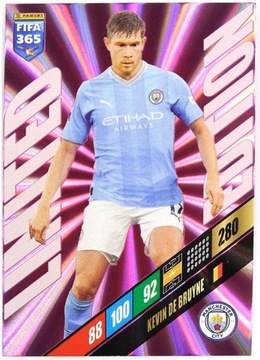 Kevin De BRUYNE - karta LIMITED mała FIFA 365 Adrenalyn XL 2024 MANCHESTER