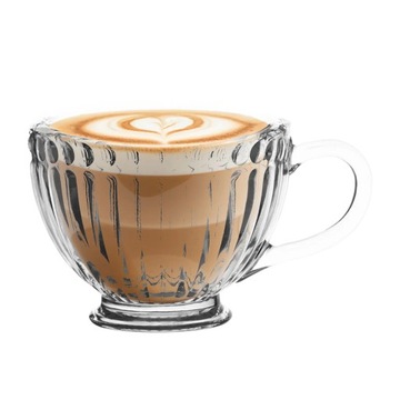 Элегантные большие чашки-бокалы с ручкой, Altom Design Lily, 430 мл, 6 шт.