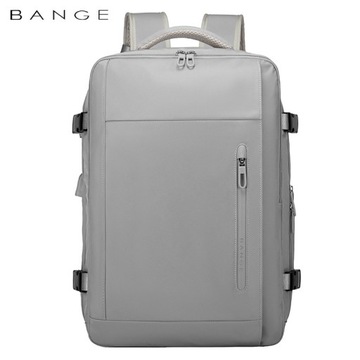 Plecak Bange na laptopa 17,3 1801 bagaż podręczny z USB szary