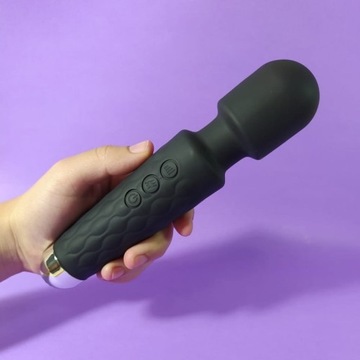 МАССАЖЕР ДЛЯ ТЕЛА МИНИ-ПАЛОЧКА ВИБРАТОР ПРЕМИУМ ЧЕРНЫЙ