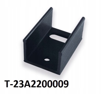 Radiator U TO220 czarny T-23A2200009