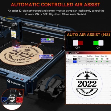 SCULPFUN S9/S10 AUTO Насосный комплект + материнская плата 32b