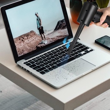 РУЧНОЙ МОЩНЫЙ БЕСПРОВОДНОЙ АВТОМОБИЛЬНЫЙ ПЫЛЕСОС ДЛЯ ДОМА В АВТОМОБИЛЬНОМ ВОЗДУХОДУВКЕ 2в1