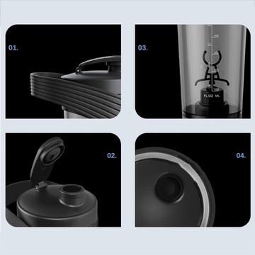 Шейкер для протеина Шейкер для протеина Перезаряжаемые электрические чашки-миксеры 800 мл