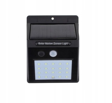 СОЛНЕЧНАЯ ЛАМПА 20 СВЕТОДИОДОВ С ДАТЧИКОМ ДВИЖЕНИЯ И СУМЕРКА