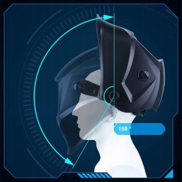 MASKA SPAWALNICZA 2w1 PRZYŁBICA SAMOŚCIEMNIAJĄCA FILTR TRUE COLOR +RĘKAWICE