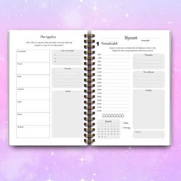 Ежедневный календарь 2024 Планировщик ЧЕРНЫЙ МРАМОР