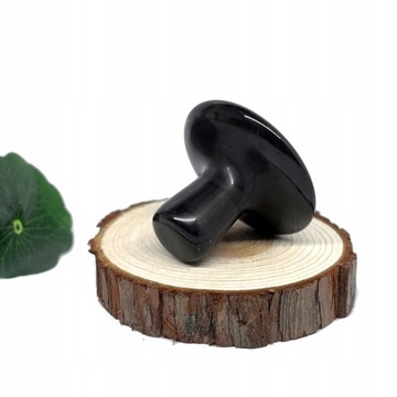 Массажный камень с грибами из розового кварца 5,5x4 см Cr