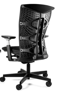 REYA Czarny - fotel ergonomiczny SYNCHRON SIATKA
