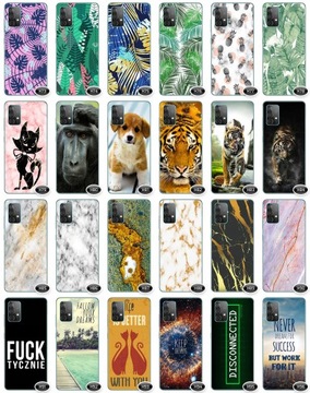 2x Etui z Grafiką Wybór Plecki Obudowa Szkło 9H do Samsung Galaxy A23 5G