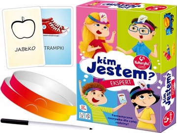 KIM JESTEM EKSPERT Edukacyjna Gra Rodzinna Zgadnij