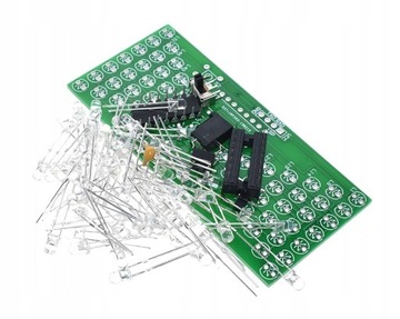 Elektroniczna klepsydra LED nauka lutowania