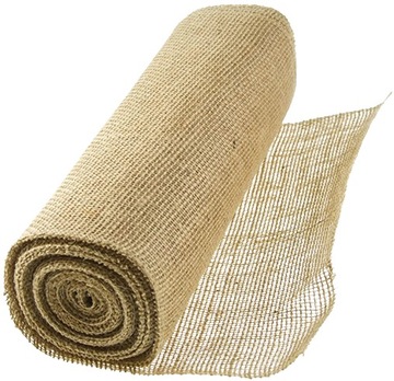 PŁÓTNO JUTOWE W ROLCE TKANINA JUTA 48CM 4,5 METRA