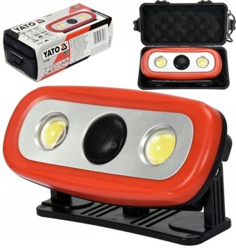 ГРОМКОГОВОРИТЕЛЬ ФАР YATO POWERBANK 2000 лм BLUETOOTH