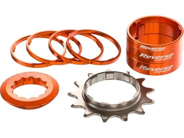 Reduktor REVERSE Single Speed Kit 13T Pomarańczowy