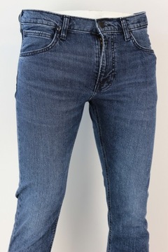 LEE LUKE SLIM TAPERED WĄSKIE JEANSY SPODNIE _ W32 L30