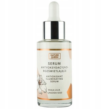 NATURE QUEEN Serum Przeciw starzeniu się skóry * Biała Lilia - Jagody Goji