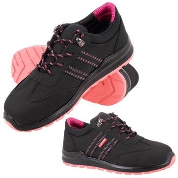 BUTY ROBOCZE OCHRONNE DAMSKIE Z PODNOSKIEM 214/S1
