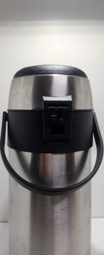 Термос Axentia Silver с помпой из нержавеющей стали. с двойной стенкой ДЕФЕКТ