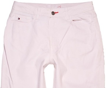 TOMMY HILFIGER spodnie WHITE jeans LONDON _ W29 L34