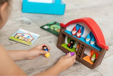 Smart Games Gra Logiczna Królewna Śnieżka + książeczka z bajką 48 Zadań 4+