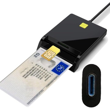 Czytnik karty kierowcy USB-C do telefonu z PROGRAM