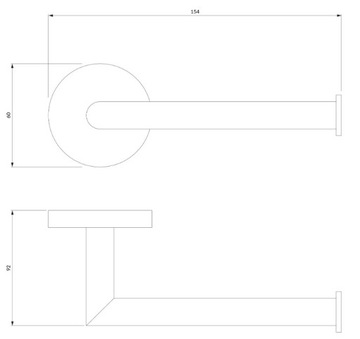ДЕРЖАТЕЛЬ ДЛЯ ТУАЛЕТНОЙ БУМАГИ OMNIRES MODERN PROJECT GOLD