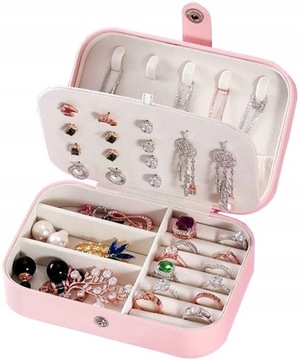 Pudełko Szkatułka Organizer Na Biżuterię kuferek