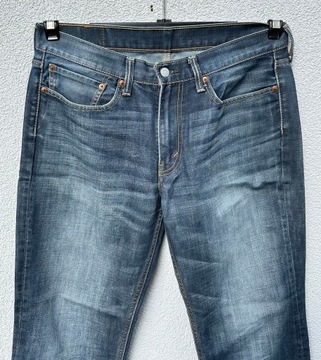 Levis 514 W34 L32 granatowe spodnie jeansowe Levi’s strauss