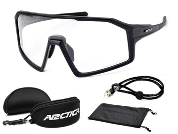 ARCTICA Okulary S-347F PRZECIWSŁONECZNE FOTOCHROMOWE ROWEROWE DUŻE SZKŁO