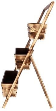 САДОВАЯ КРУМКА ДЕРЕВЯННАЯ ПОДСТАВКА ЛЕСТНИЦА ЦВЕТОЧНЫЙ ГОРШОК