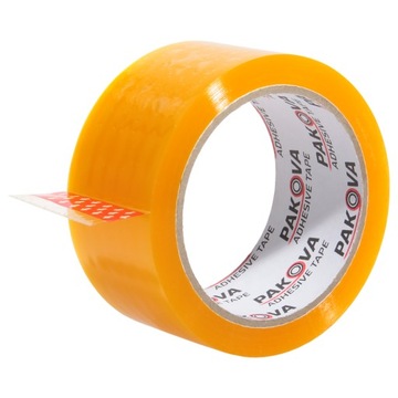 Лента упаковочная 48/66л ПРО ПАКОВА МЕД Прозрачная STRONG