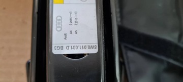 A4 B9 8W ZVEDÁK VOZIDLOVÝ SADA KOLA 8W0011031D A5