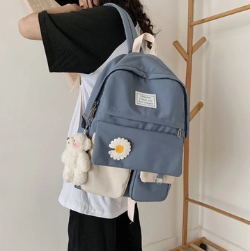 Школьный рюкзак для подростков для школы и учёбы Cloud Blue