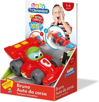 Clementoni 17216 Baby Bruno Samochód Wyścigowy IT