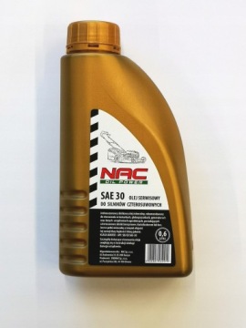 Масло моторное NAC 10W30 0.6л для газонокосилок BRIGGS LONCIN RYOBI LIDER