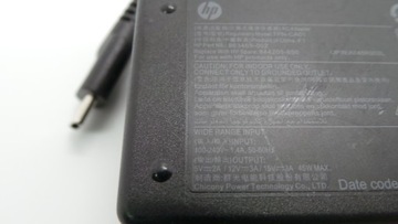 Оригинальный блок питания HP USB-C 45 Вт, 5 В/12 В/15 В, 3 А FV