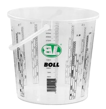 Kubek pojemnik do mieszania lakieru z podziałką 5000ml BOLL