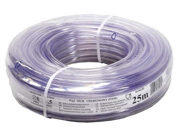 Polix Wąż Techniczny 2-warstwowy FOOD 25 m O9,5x8 mm