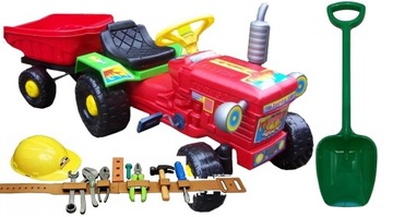 ПЕДАЛИ ТРАКТОРЫ + ПРИЦЕП + ИНСТРУМЕНТАЛЬНЫЙ РЕМЕНЬ + ШЛЕМ