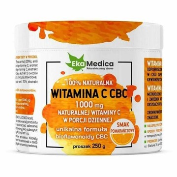 EkaMedica Naturalna witamina C CBC proszek, 250g